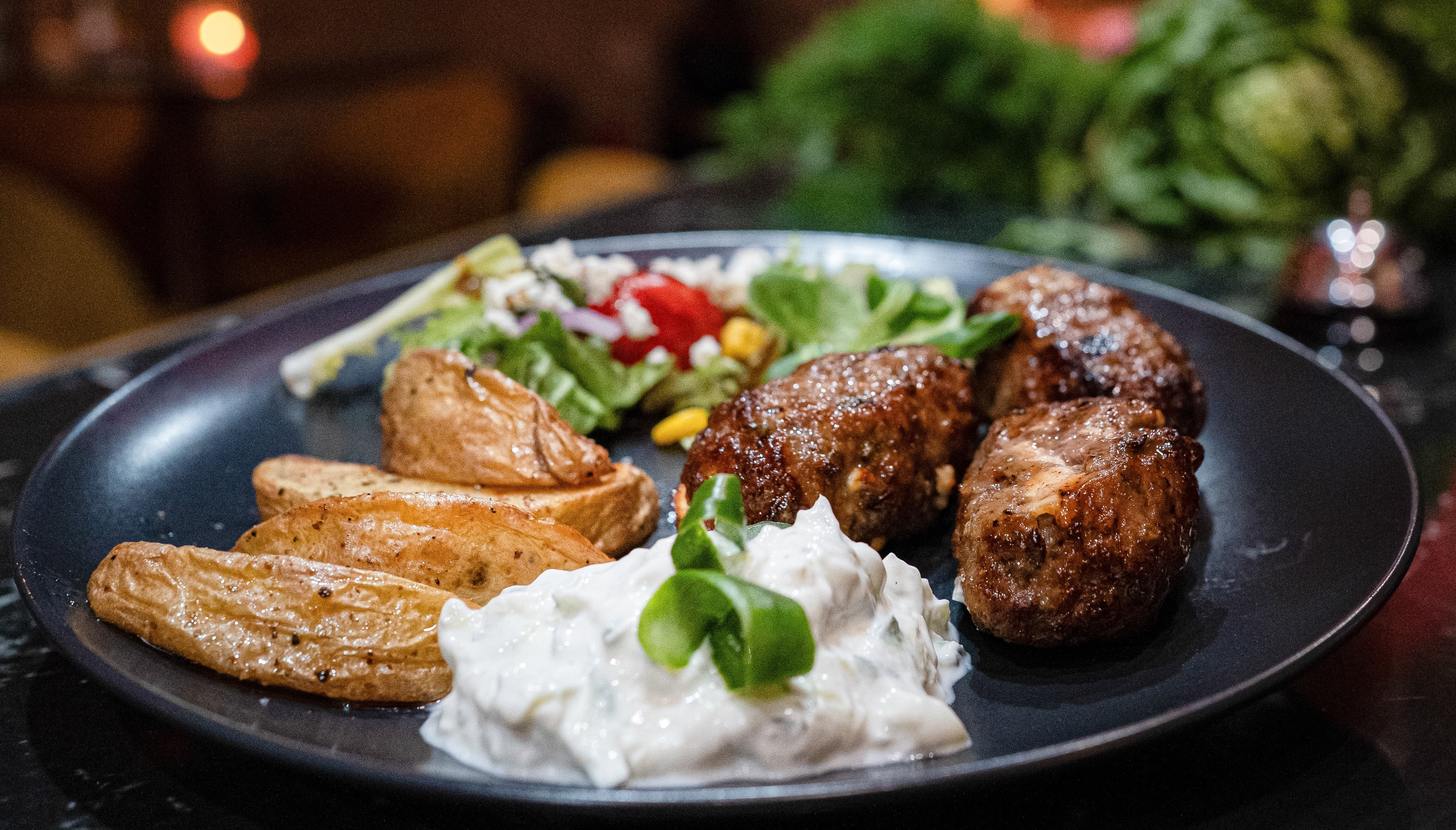 Lamb meatball patties